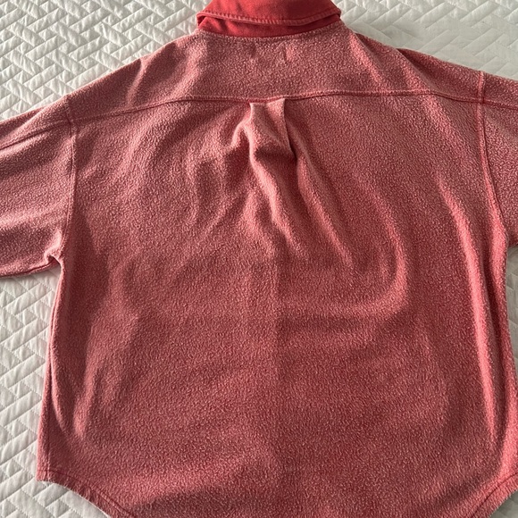 BKE Reverse Fleece Shacket Large - Picture 7 of 10